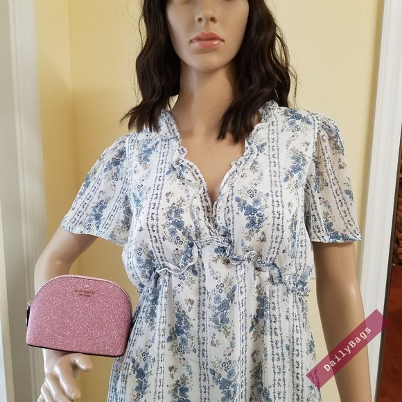 KATE SPADE LOLA ROSE PINK COSMETIC CASE MAKE UP - Picture 7 of 11